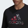 Мъжка блуза ADIDAS Fast Graphic Long Sleeve T-Shirt