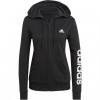 Дамско горнище ADIDAS ESSENTIALS LOGO FULL-ZIP HOODIE