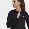 Дамско горнище ADIDAS ESSENTIALS LOGO FULL-ZIP HOODIE