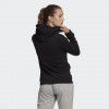 Дамско горнище ADIDAS ESSENTIALS LOGO FULL-ZIP HOODIE
