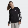 Дамско горнище ADIDAS ESSENTIALS LOGO FULL-ZIP HOODIE
