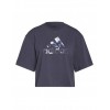 Дамска тениска ADIDAS X ZOE SALDANA CROPPED LOGO TEE