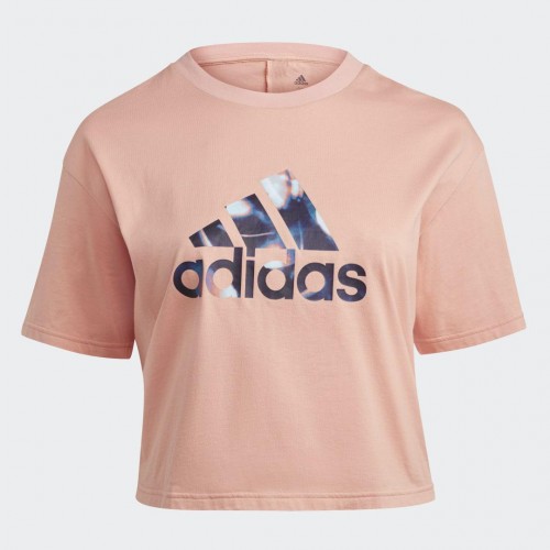 Дамска тениска ADIDAS X ZOE SALDANA CROPPED LOGO TEE