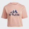 Дамска тениска ADIDAS X ZOE SALDANA CROPPED LOGO TEE