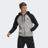 Мъжко горнище ADIDAS ESSENTIALS MÉLANGE SMALL LOGO HOODIE