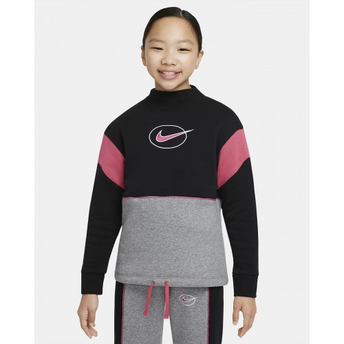 Детски суйтчър Nike G NSW FLC LS MOCK TOP