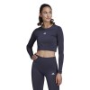 Дамска блуза ADIDAS Aeroknit Seamless Fitted Cropped