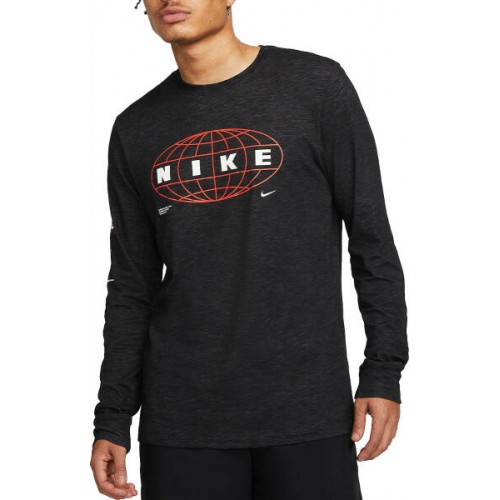Мъжка блуза Nike M NK DF TEE LS SLUB FH GFX