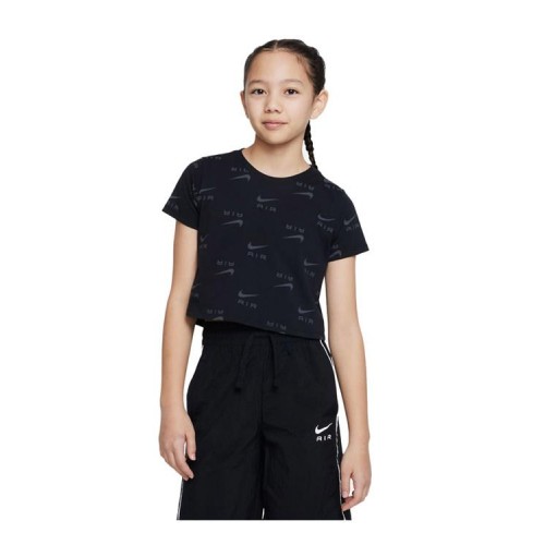Детска тениска Nike G NSW TEE CROP AIR AOP