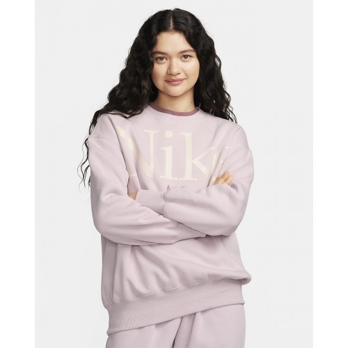 Дамскa блуза Nike W NSW PHNX FLC OS LOGO CREW