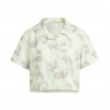 Дамска риза ADIDAS Floral Graphic Crop Woven Polo Shirt