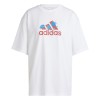 Дамска тениска ADIDAS Women's T-shirt adidas Flower Pack Bos