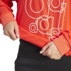 Дамски суитшърт ADIDAS french terry hooded sweatshirt adidas