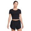 Дамска тениска NIKE W NK ONE FITTED DF SS TOP