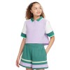 Детска тениска Nike G NSW SS CROP TOP NVLTY CAPS