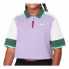 Детска тениска Nike G NSW SS CROP TOP NVLTY CAPS