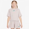 Детска тениска Nike G NSW SS TOP JSY LBR