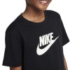 Детска тениска Nike G NSW TEE CROP FUTURA HBR