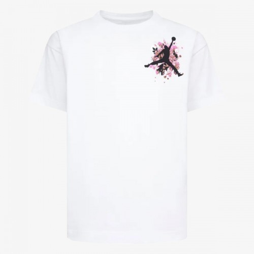 Детска тениска JDG FLORAL JUMPMAN SS TEE