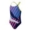 Детски цял бански Speedo GIRLS PLACEMENT LANE LINE BACK