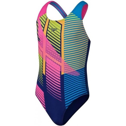 Детски цял бански Speedo GIRLS DOGOTAL PLACEMENT SPLASHBACK