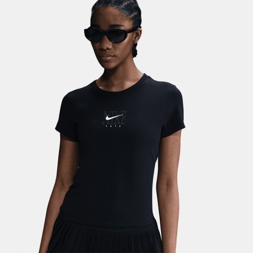 Дамска тениска NIKE W NSW SS SLIM TEE PNX GRX