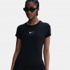 Дамска тениска NIKE W NSW SS SLIM TEE PNX GRX