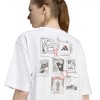 Дамска тениска ADIDAS Women's T-shirt adidas Flower Pack Bos
