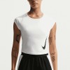 Дамска тениска NIKE W NK ONE FITTED DF SS TOP